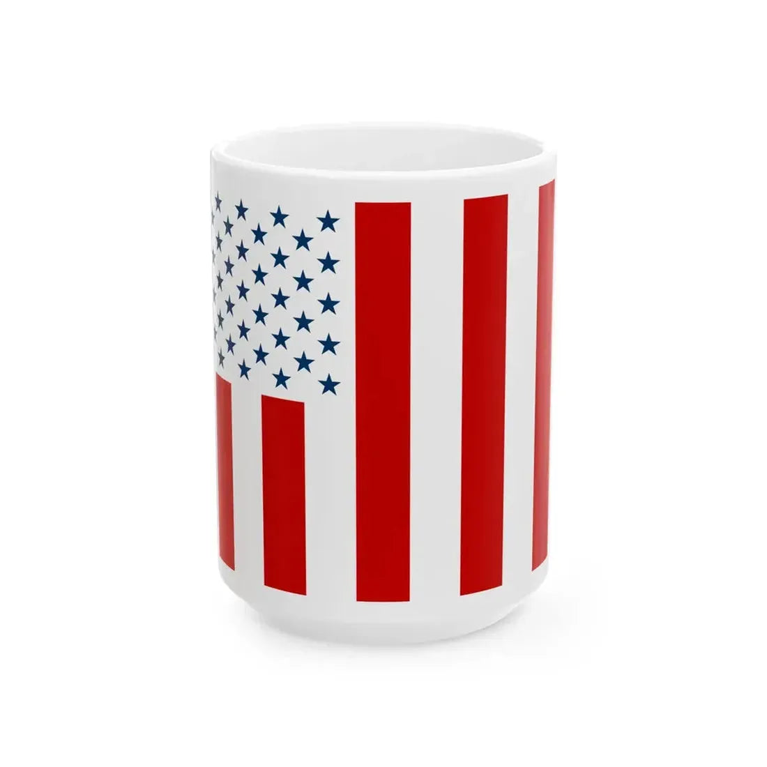 United States civil flag used by sovereign citizens (United States) White Coffee Mug 15oz - Go Mug Yourself