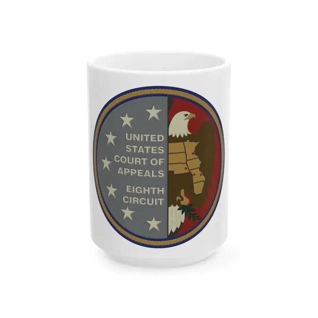 United States Court Of Appeals 8th Circuit - White Coffee Mug 15oz - Go Mug Yourself