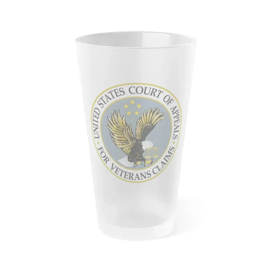 United States Court of Appeals for Veterans Claims - Frosted Pint Glass 16oz 16oz Frosted - Go Mug Yourself
