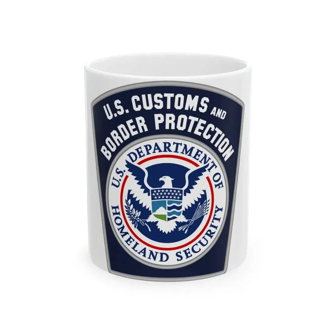 United States Customs and Border Protection - White Coffee Mug 11oz - Go Mug Yourself