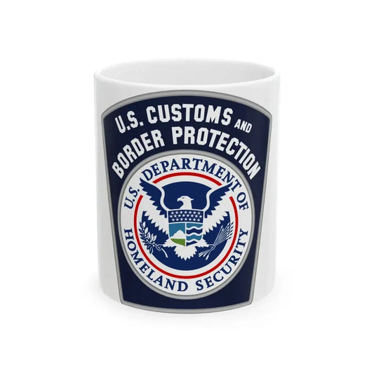 United States Customs and Border Protection - White Coffee Mug 11oz - Go Mug Yourself