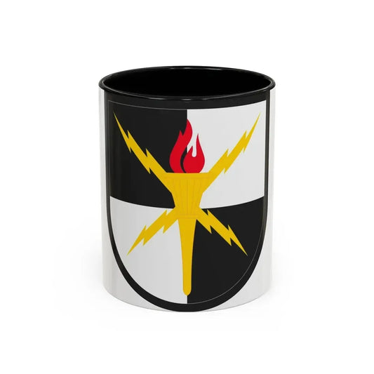 United States Cyber School (U.S. Army) Accent Coffee Mug 11oz Black - Go Mug Yourself