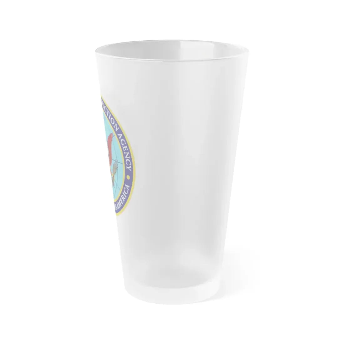United States Defense Threat Reduction Agency - Frosted Pint Glass 16oz - Go Mug Yourself
