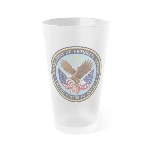 United States Department of Veterans Affairs - Frosted Pint Glass 16oz 16oz Frosted - Go Mug Yourself