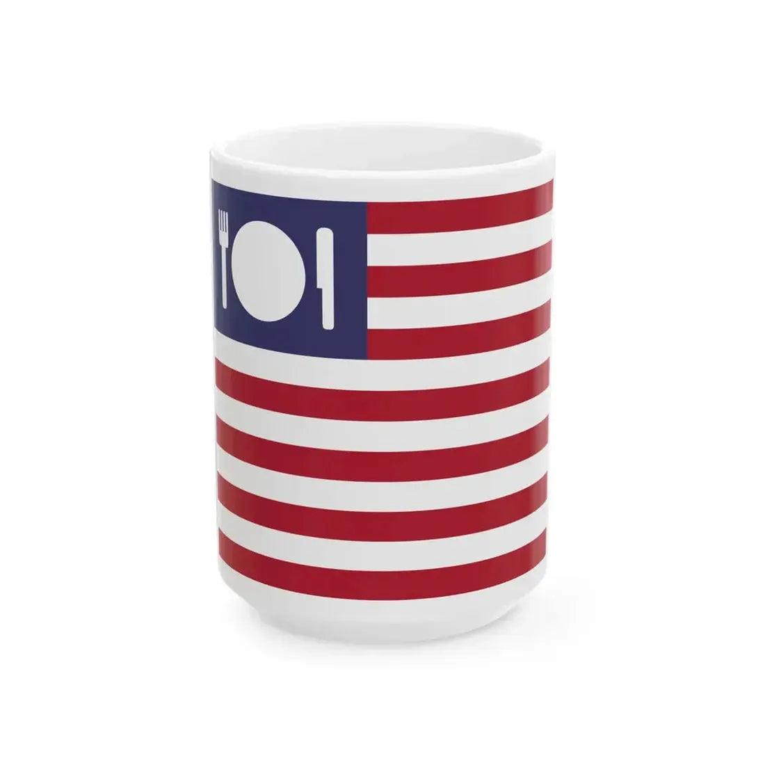 United States Expo 2015 without lettering (United States) White Coffee Mug 15oz - Go Mug Yourself