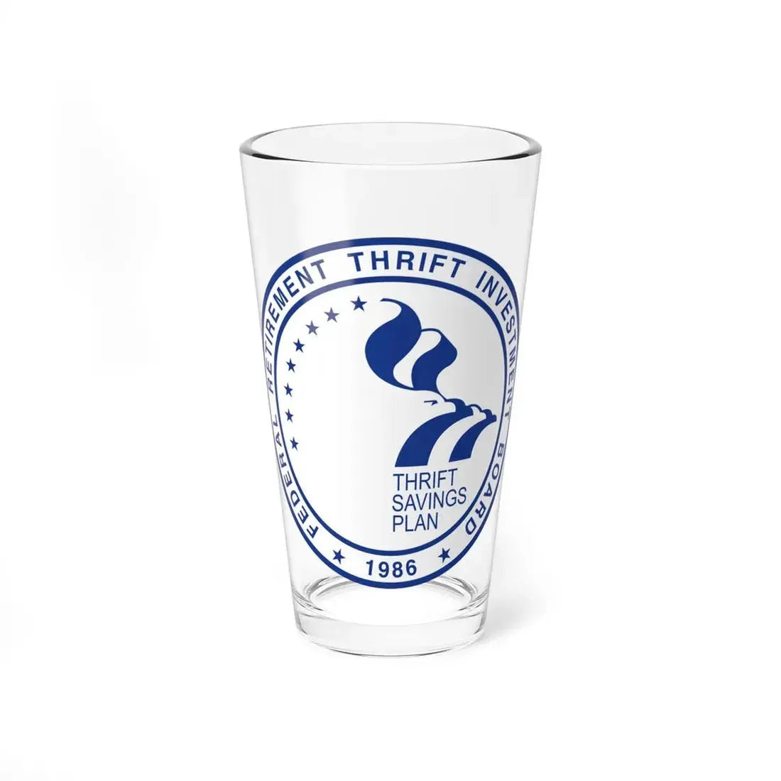 United States Federal Retirement Thrift Investment Board FRTIB - Pint Glass 16oz 16oz - Go Mug Yourself