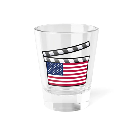 United States film clapperboard (United States) Shot Glass 1.5oz 1.5oz - Go Mug Yourself