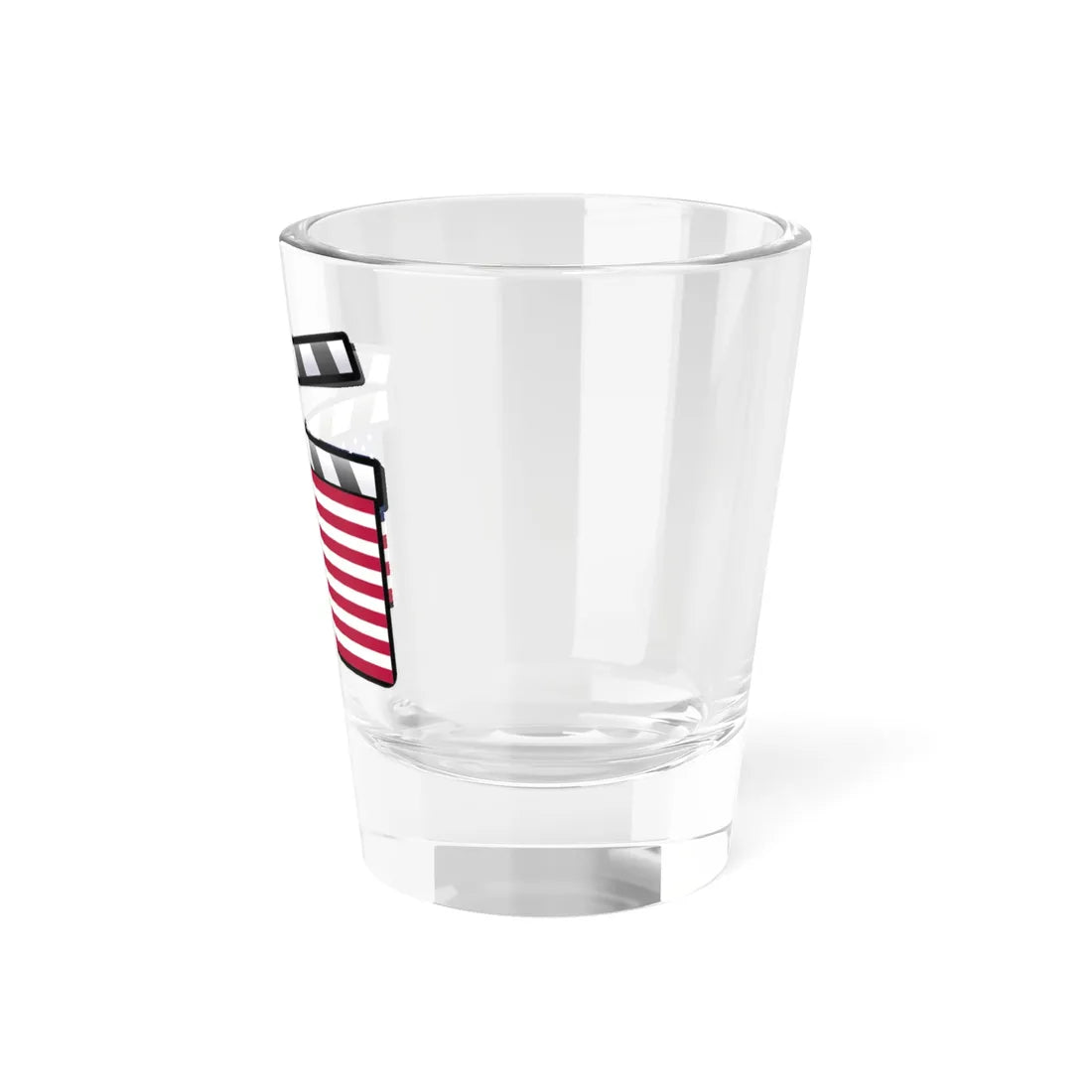 United States film clapperboard (United States) Shot Glass 1.5oz - Go Mug Yourself