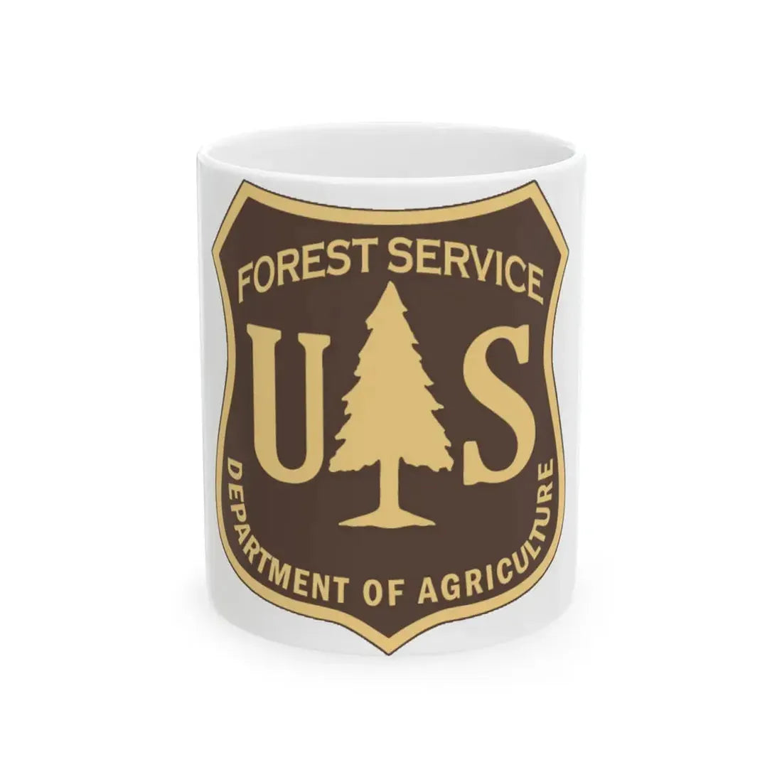 United States Forest Service v2 - White Coffee Mug 11oz - Go Mug Yourself