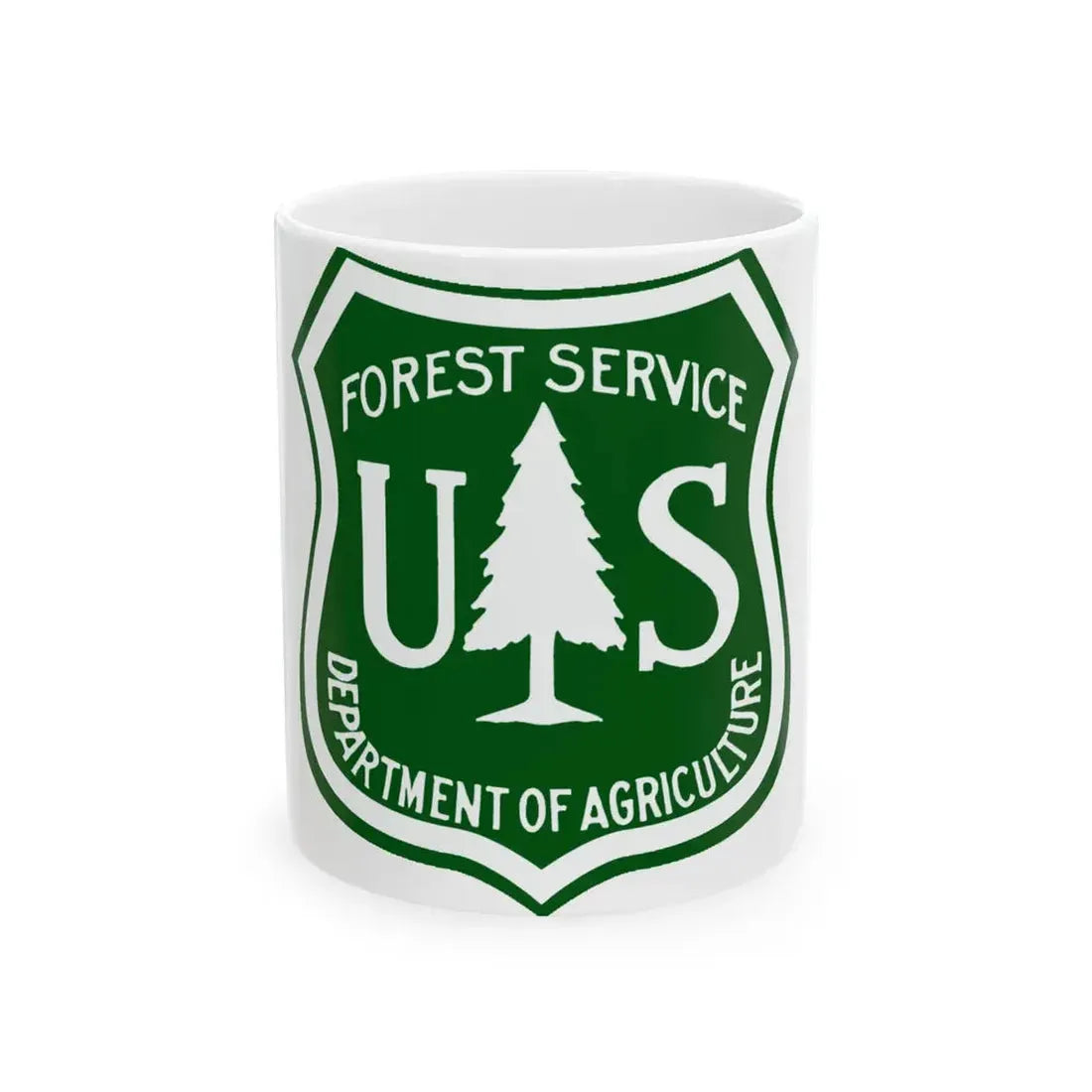 United States Forest Service v3 - White Coffee Mug 11oz - Go Mug Yourself