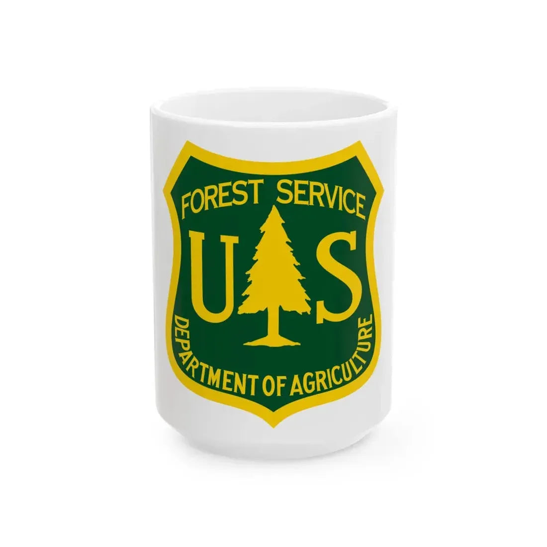 United States Forest Service - White Coffee Mug 15oz - Go Mug Yourself
