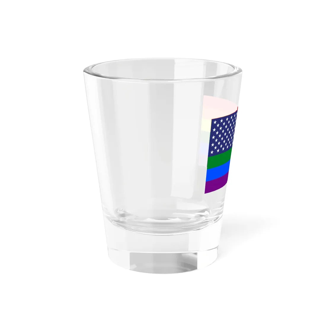 United States Gay Pride flag (United States) Shot Glass 1.5oz - Go Mug Yourself