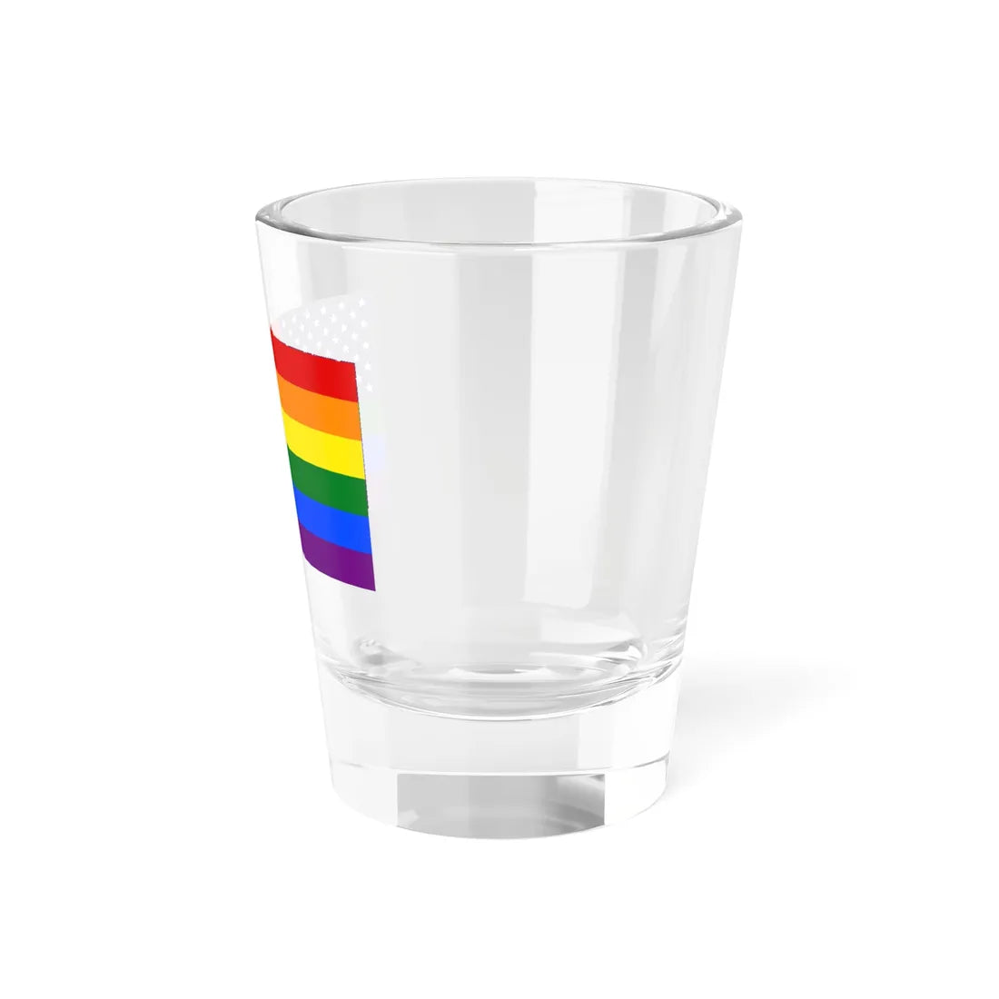 United States Gay Pride flag (United States) Shot Glass 1.5oz - Go Mug Yourself