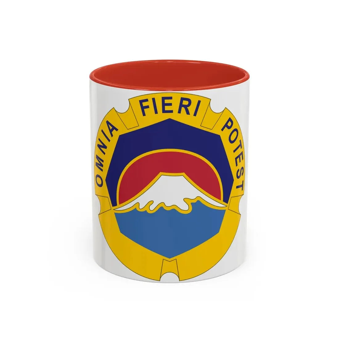United States Japan distinctive unit insignia (U.S. Army) Accent Coffee Mug 11oz Red - Go Mug Yourself