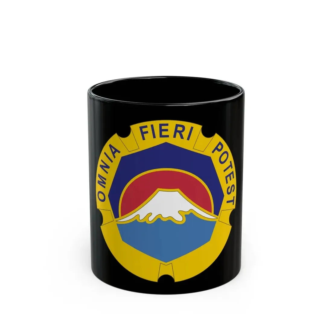United States Japan distinctive unit insignia (U.S. Army) Black Coffee Mug 11oz - Go Mug Yourself