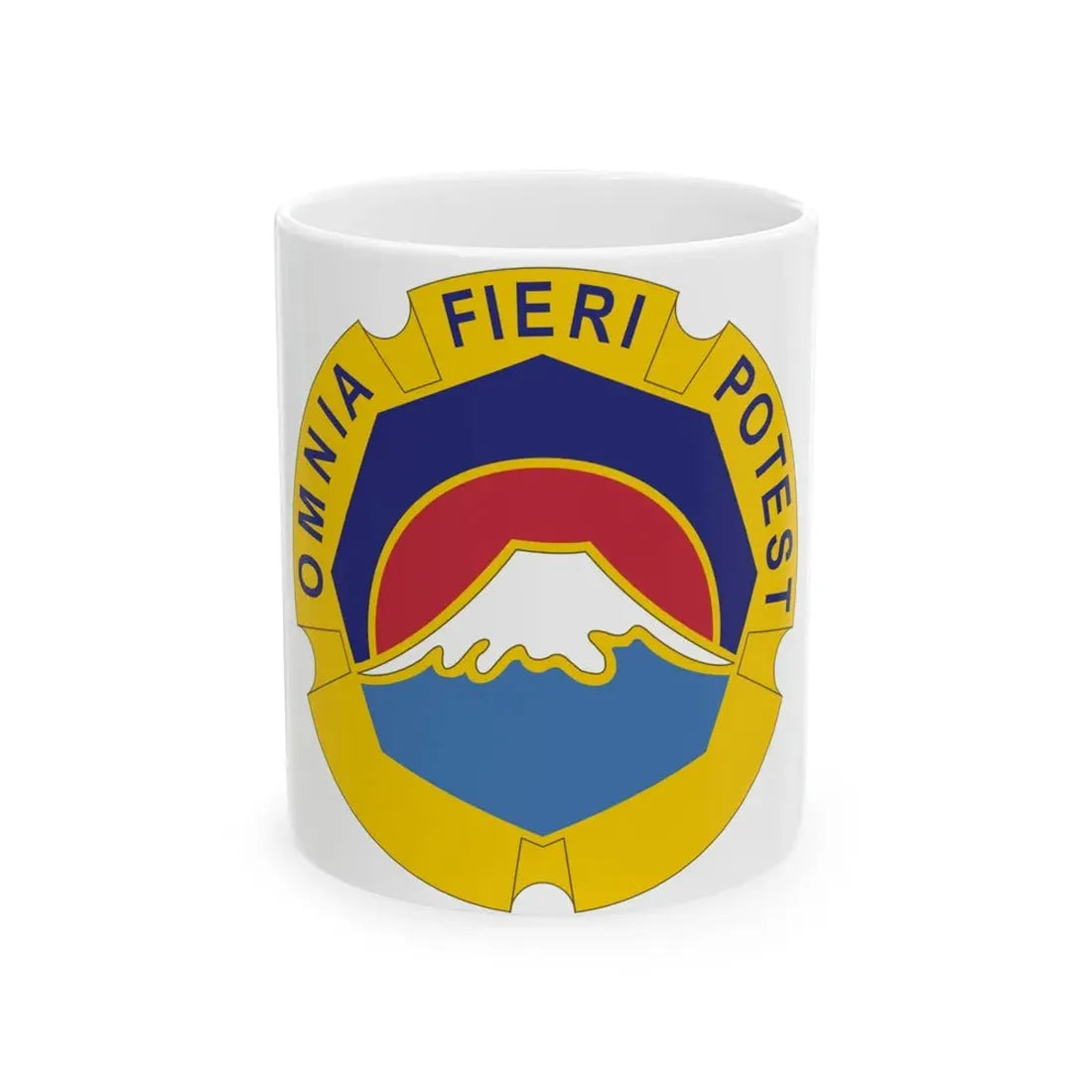 United States Japan distinctive unit insignia (U.S. Army) White Coffee Mug 11oz - Go Mug Yourself