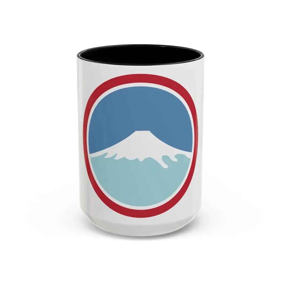 United States Japan Shoulder sleeve insignia (U.S. Army) Accent Coffee Mug 15oz Black - Go Mug Yourself