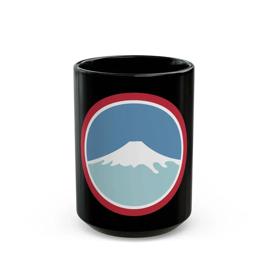 United States Japan Shoulder sleeve insignia (U.S. Army) Black Coffee Mug 15oz - Go Mug Yourself