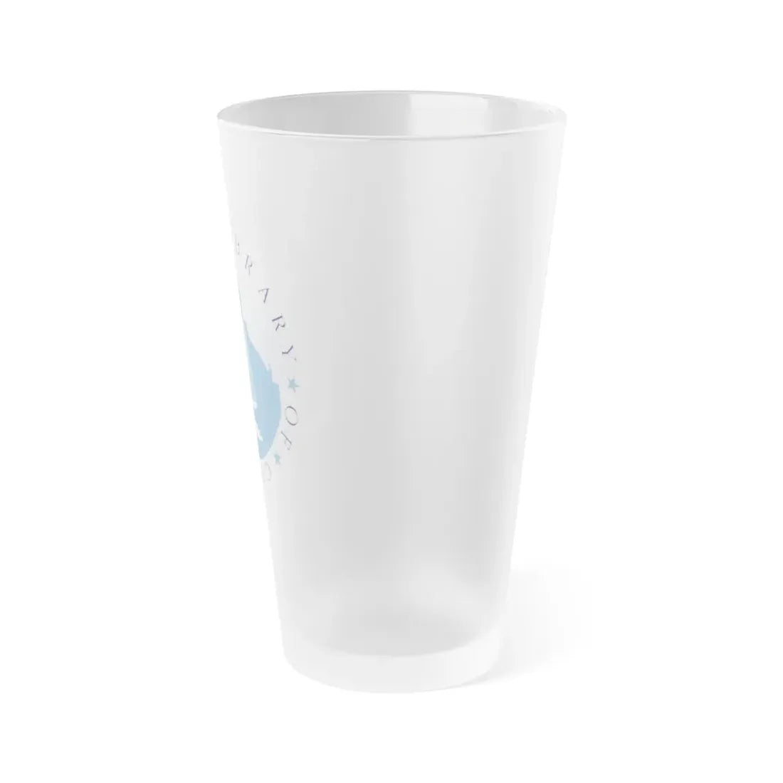 United States Law Library Of Congress - Frosted Pint Glass 16oz - Go Mug Yourself