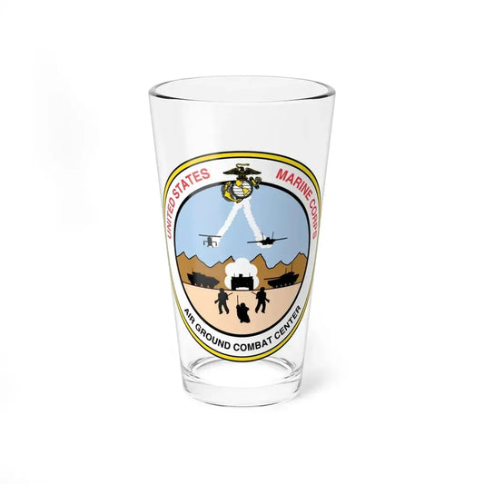 United States Marine Corps Air Ground Combat Center (USMC) Pint Glass 16oz 16oz - Go Mug Yourself