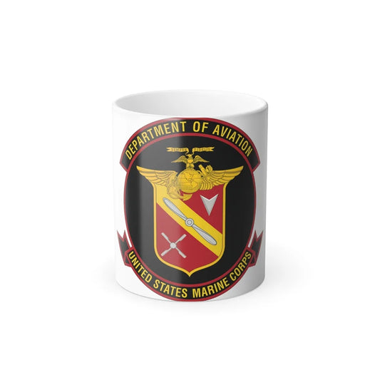 United States Marine Corps Aviation (USMC) Color Changing Mug 11oz-11oz-Go Mug Yourself