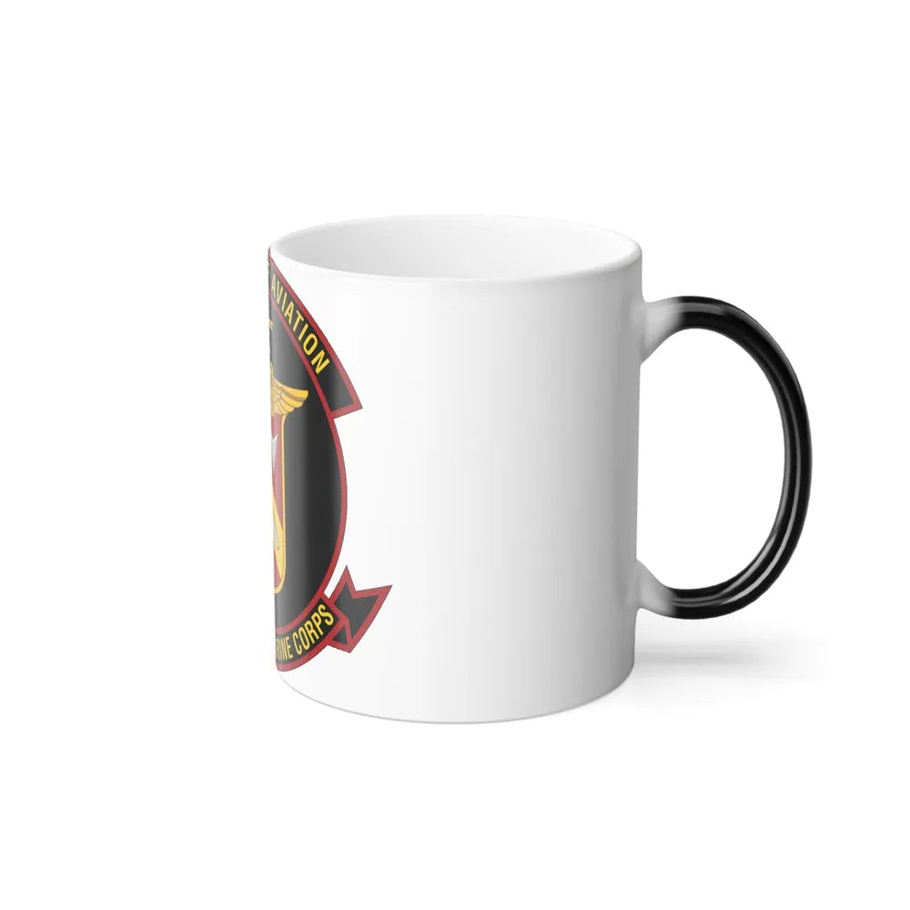 United States Marine Corps Aviation (USMC) Color Changing Mug 11oz-Go Mug Yourself