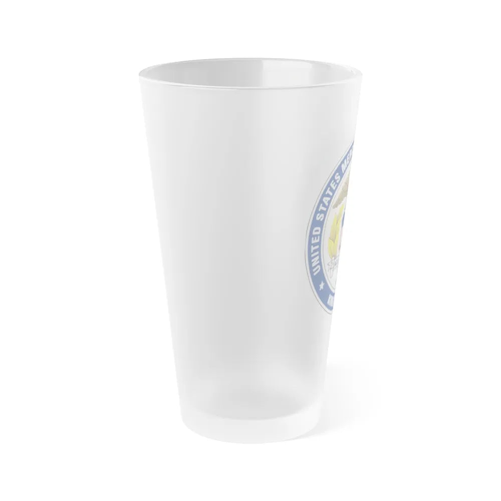 United States Merchant Marine Academy - Frosted Pint Glass 16oz-Go Mug Yourself