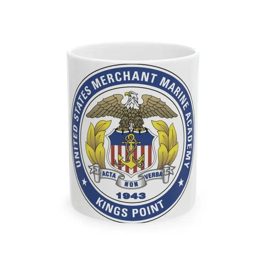 United States Merchant Marine Academy - White Coffee Mug 11oz - Go Mug Yourself