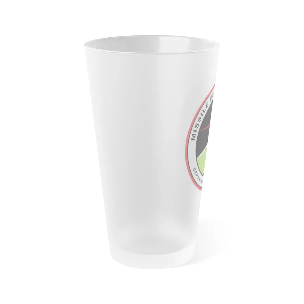 United States Missile Defense Agency - Frosted Pint Glass 16oz-Go Mug Yourself