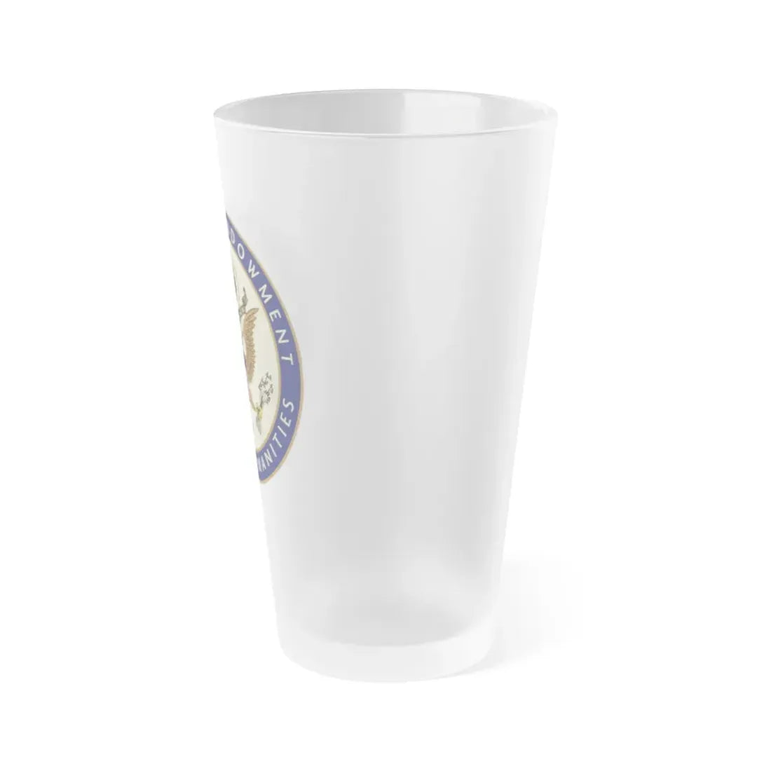 United States National Endowment for the Humanities - Frosted Pint Glass 16oz - Go Mug Yourself