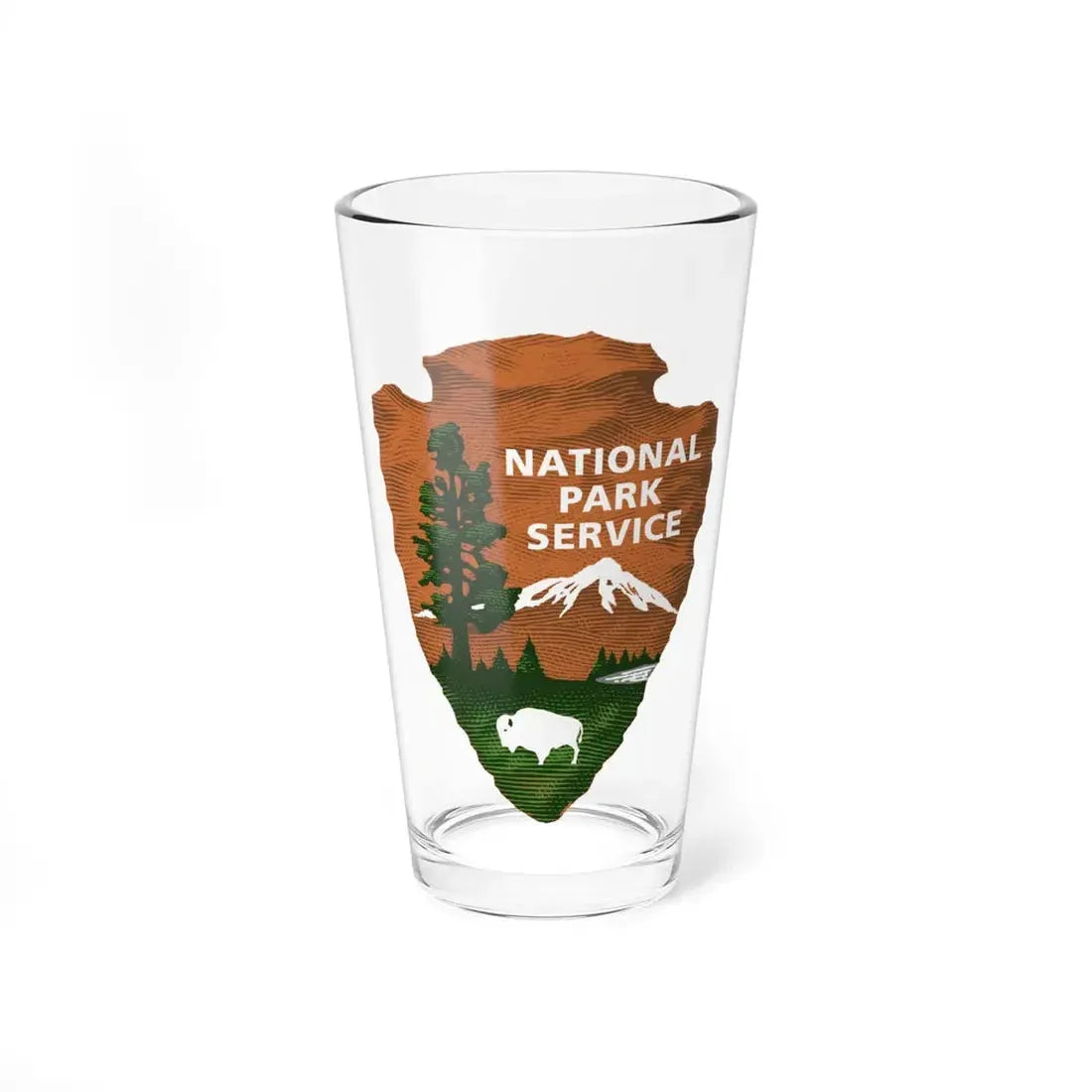 United States National Park Service - Pint Glass 16oz 16oz - Go Mug Yourself