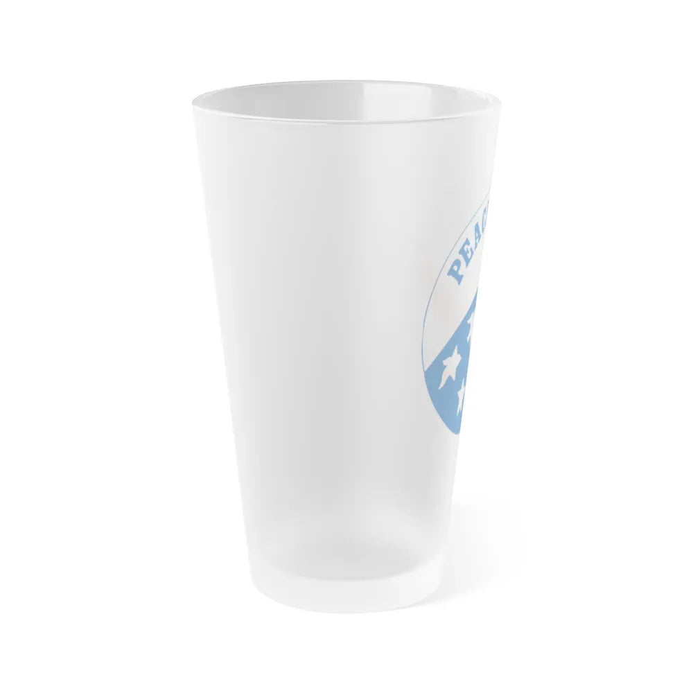United States Peace Corps - Frosted Pint Glass 16oz-Go Mug Yourself