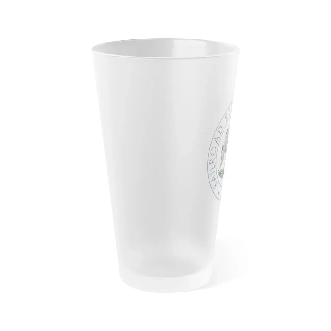 United States Railroad Retirement Board - Frosted Pint Glass 16oz - Go Mug Yourself