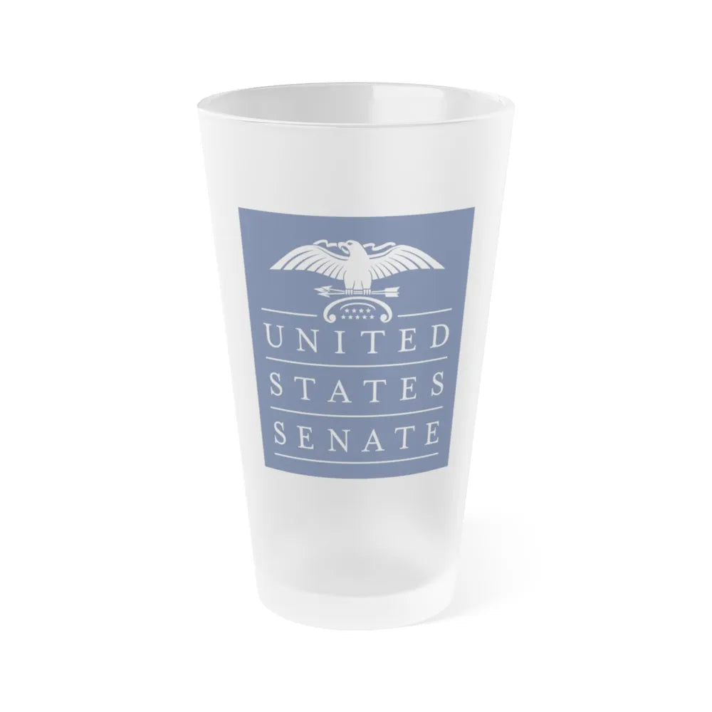 United States Senate - Frosted Pint Glass 16oz-16oz-Frosted-Go Mug Yourself