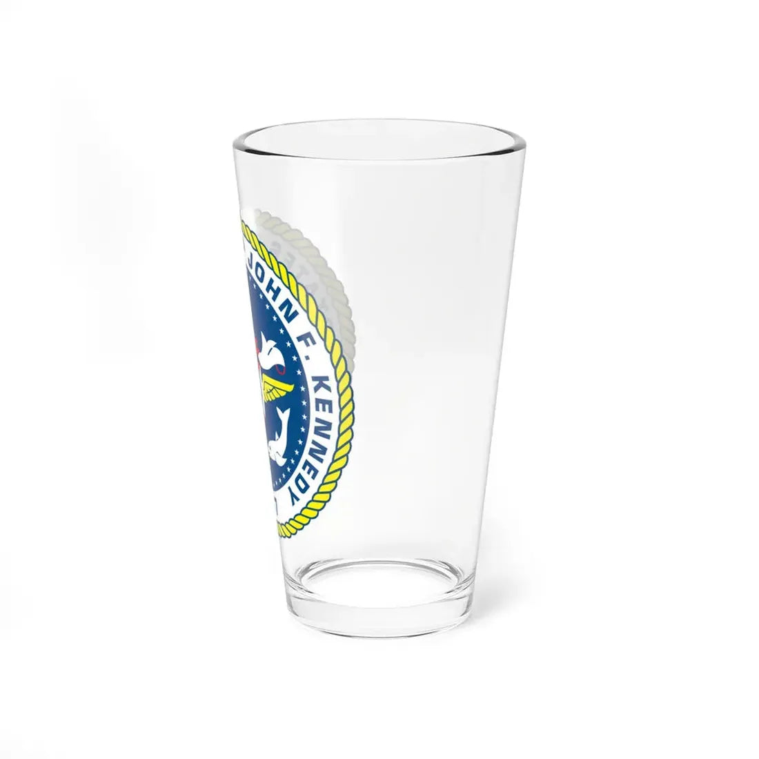 United States Ship John F Kennedy CV 67 (U.S. Navy) Pint Glass 16oz - Go Mug Yourself