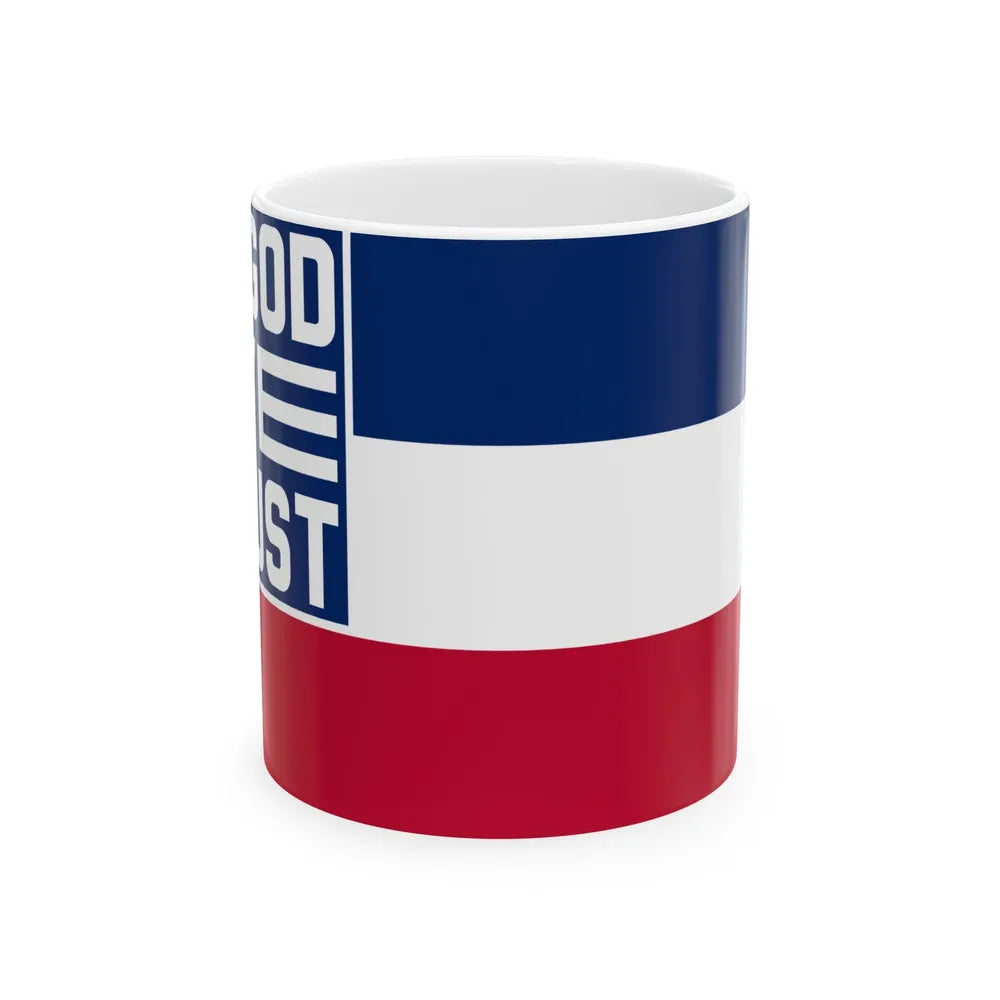 Unity Flag of Mississippi (United States) White Coffee Mug 11oz - Go Mug Yourself