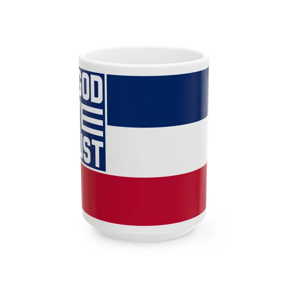 Unity Flag of Mississippi (United States) White Coffee Mug 15oz - Go Mug Yourself
