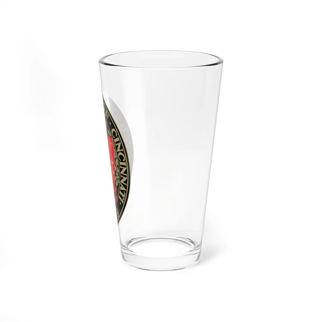 University of Cincinnati seal (United States) (Coat of Arms) Pint Glass 16oz - Go Mug Yourself