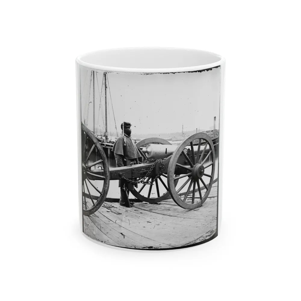 Unknown Location. 12-Pdr. Napoleon (Model 1857 ) (U.S. Civil War) White Coffee Mug-11oz-Go Mug Yourself