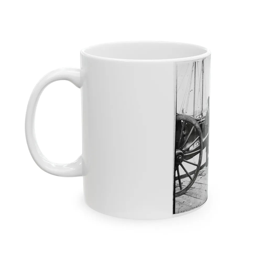 Unknown Location. 12-Pdr. Napoleon (Model 1857 ) (U.S. Civil War) White Coffee Mug-Go Mug Yourself