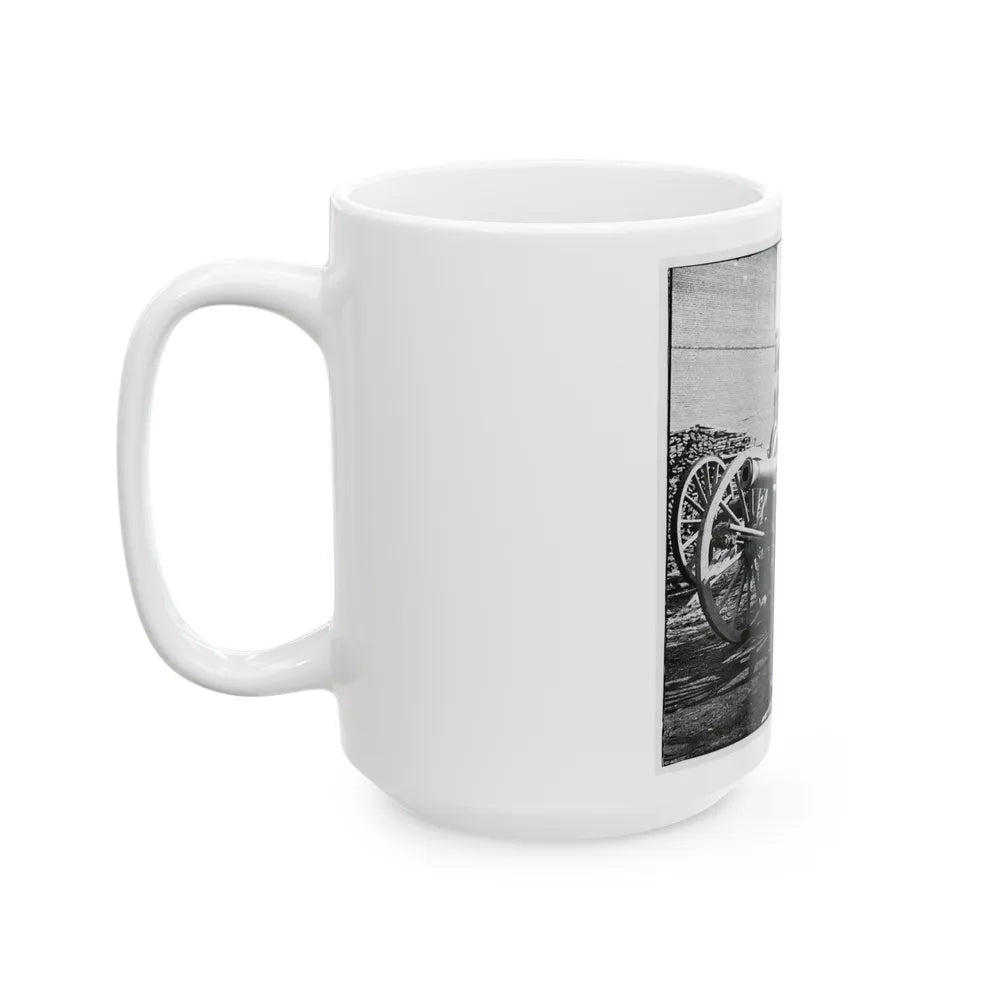 Unknown Location. 6-Pdr. Field Gun, Model 1841 (U.S. Civil War) White Coffee Mug-Go Mug Yourself