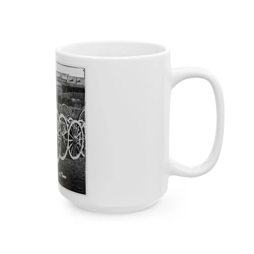 Unknown Location. 6-Pdr. Field Gun, Model 1841 (U.S. Civil War) White Coffee Mug-Go Mug Yourself