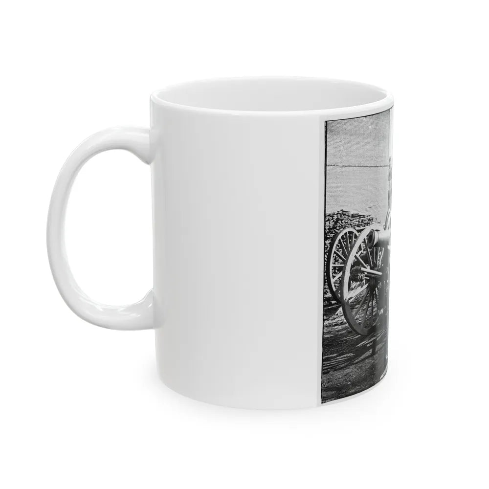 Unknown Location. 6-Pdr. Field Gun, Model 1841 (U.S. Civil War) White Coffee Mug-Go Mug Yourself