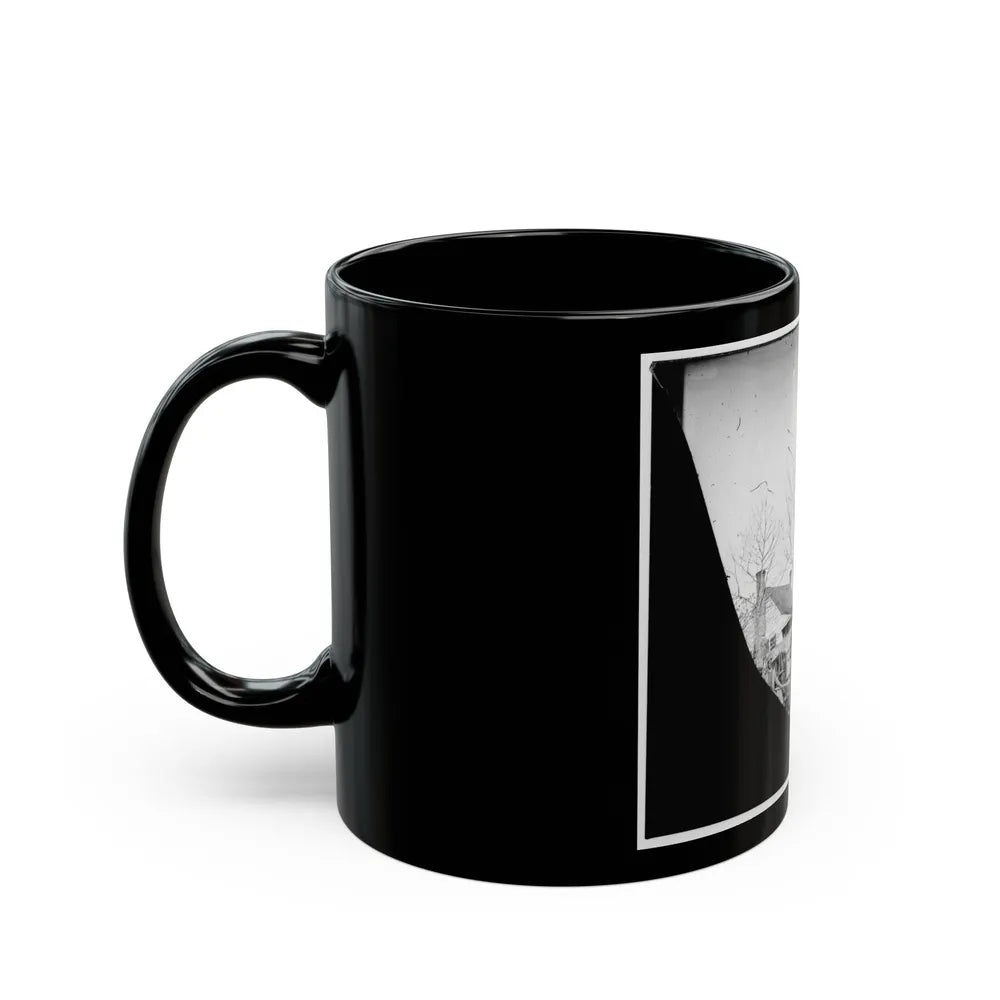 Unknown Location. Wagons And Camera Of Sam A. Cooley, U.S. Photographer, Department Of The South (U.S. Civil War) Black Coffee Mug-Go Mug Yourself