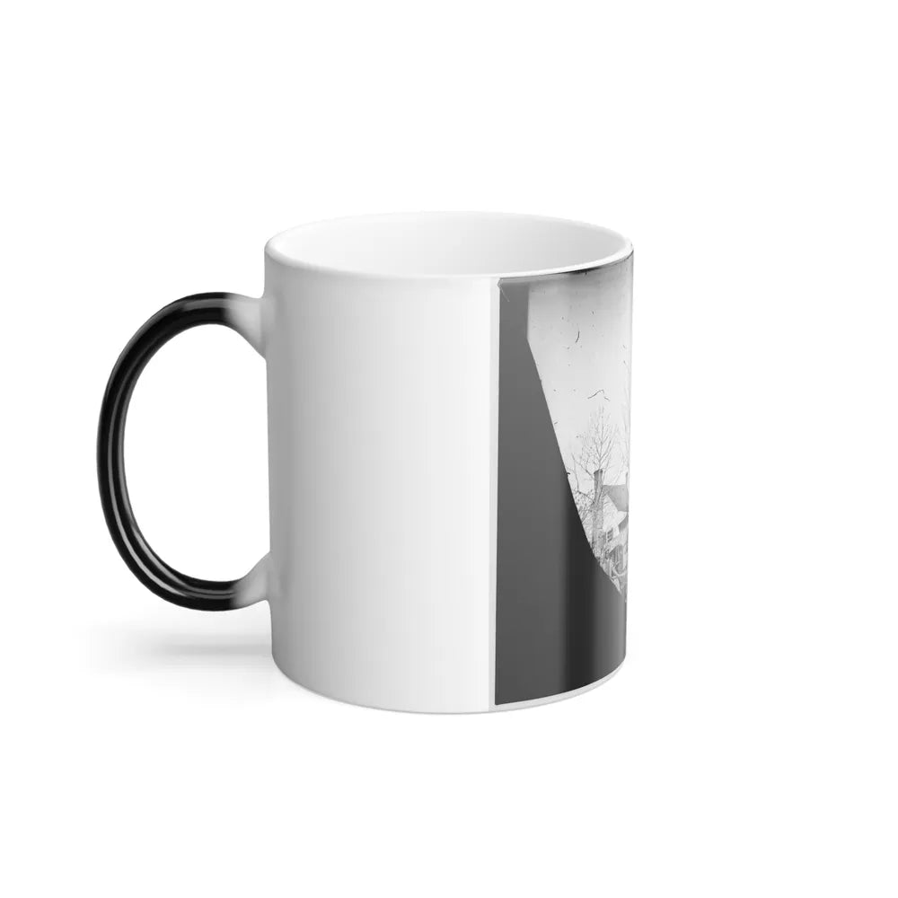 Unknown Location. Wagons and Camera of Sam A. Cooley, U.S. Photographer, Department of the South (U.S. Civil War) Color Changing Coffee Mug 11oz-Go Mug Yourself