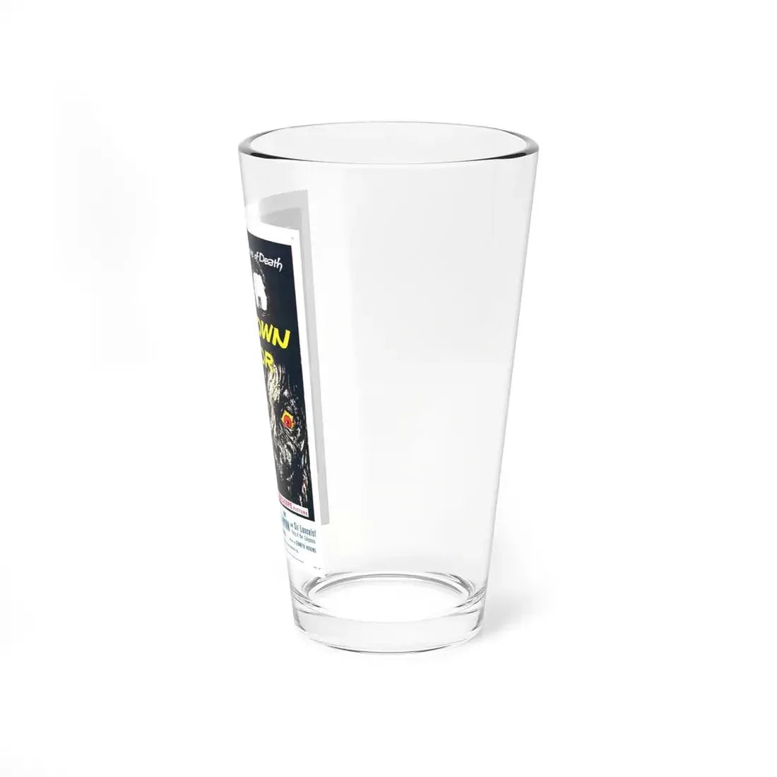 UNKNOWN TERROR 1957 Movie Poster - Pint Glass 16oz - Go Mug Yourself