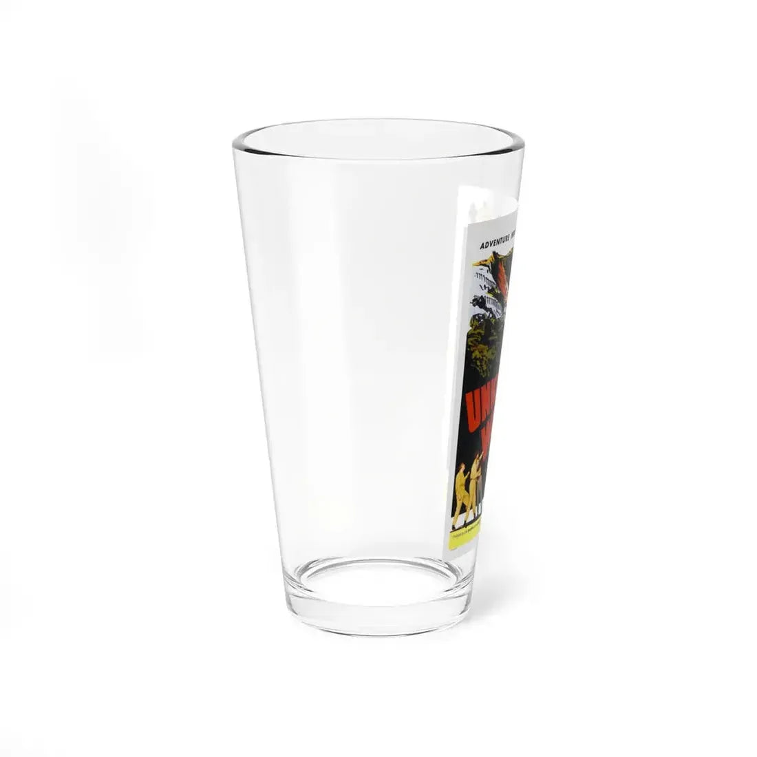 UNKNOWN WORLD 1951 Movie Poster - Pint Glass 16oz - Go Mug Yourself