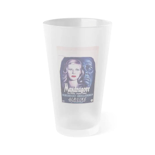 UNNATURAL (ALRAUNE) 1952 Movie Poster - Frosted Pint Glass 16oz Default Title - Go Mug Yourself