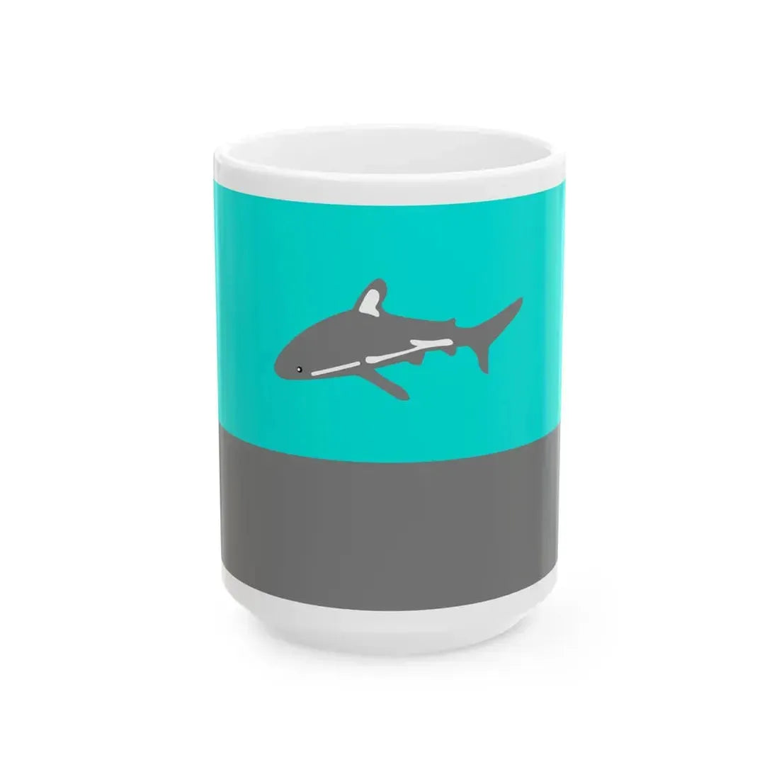 Unofficial flag of Kingman Reef (United States) White Coffee Mug 15oz - Go Mug Yourself