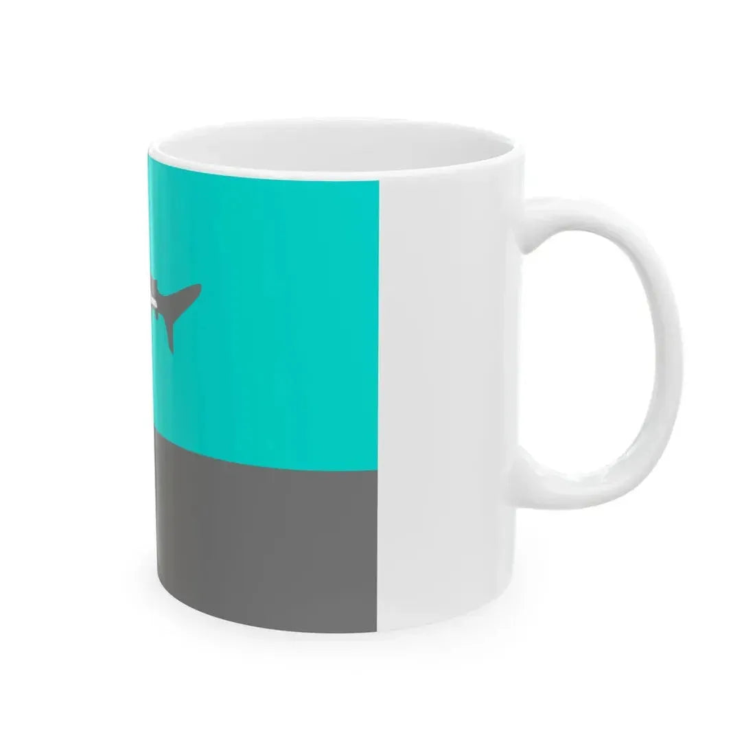 Unofficial flag of Kingman Reef (United States) White Coffee Mug - Go Mug Yourself
